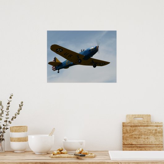 Fairchild PT-19 Cornell. Poster (Keuken)