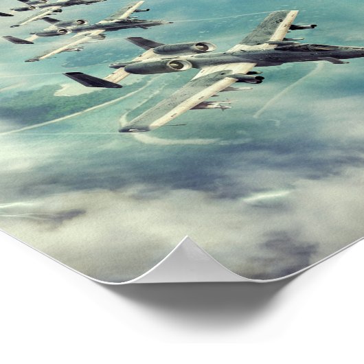 Fairchild Republic A-10 Thunderbolt II poster (Hoek)