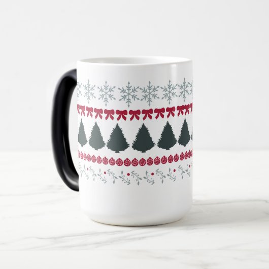 Faire Isle Kersttrui Mok (Voorkant links)