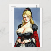 Faire Maiden 10 Briefkaart (Voorkant / Achterkant)