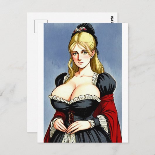 Faire Maiden 10 Briefkaart (Voorkant / Achterkant)