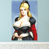 Faire Maiden 10 Canvas Afdruk (Insitu (Houten vloer))