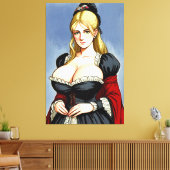 Faire Maiden 10 Canvas Afdruk (Insitu (Woonkamer))