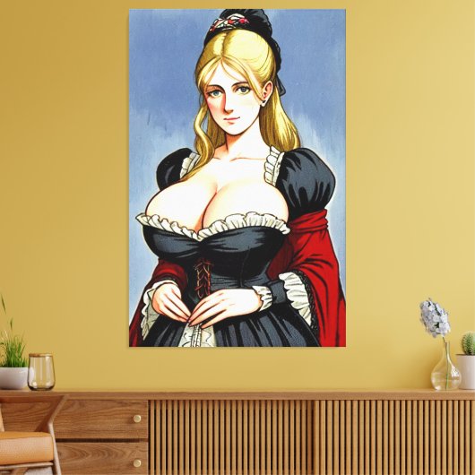 Faire Maiden 10 Canvas Afdruk (Insitu (Woonkamer))