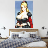 Faire Maiden 10 Canvas Afdruk (Insitu (Slaapkamer))