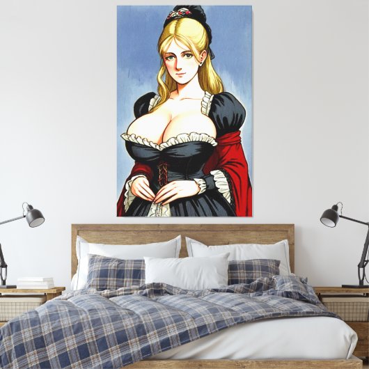 Faire Maiden 10 Canvas Afdruk (Insitu (Slaapkamer))