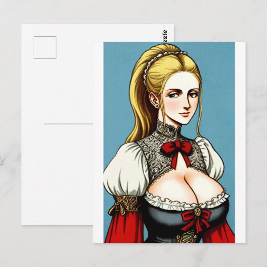 Faire Maiden 11 Briefkaart (Voorkant / Achterkant)