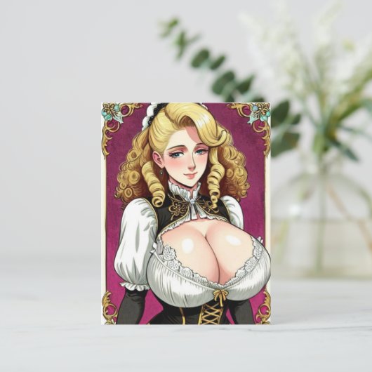 Faire Maiden 4 Briefkaart (Staand voorkant)