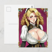 Faire Maiden 4 Briefkaart (Voorkant / Achterkant)