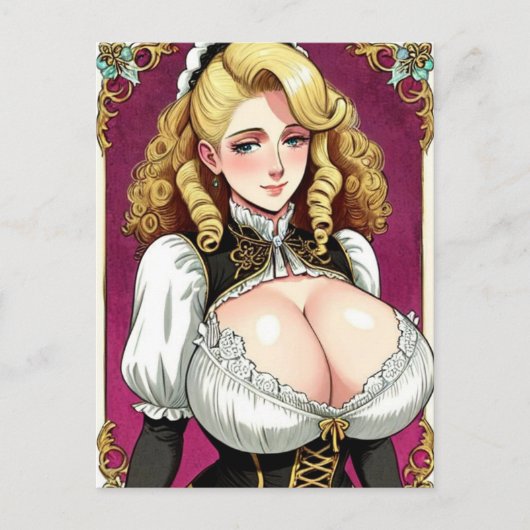 Faire Maiden 4 Briefkaart (Voorkant)