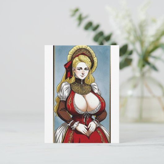 Faire Maiden 5 Briefkaart (Staand voorkant)