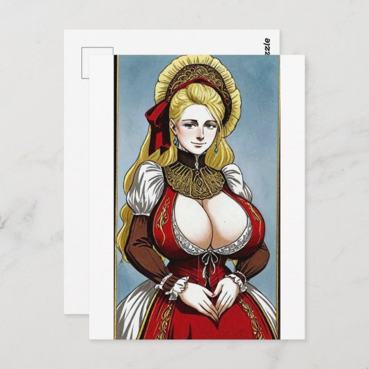 Faire Maiden 5 Briefkaart (Voorkant / Achterkant)