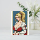 Faire Maiden 6 Briefkaart (Staand voorkant)