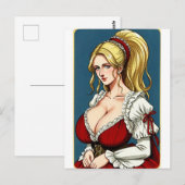 Faire Maiden 6 Briefkaart (Voorkant / Achterkant)