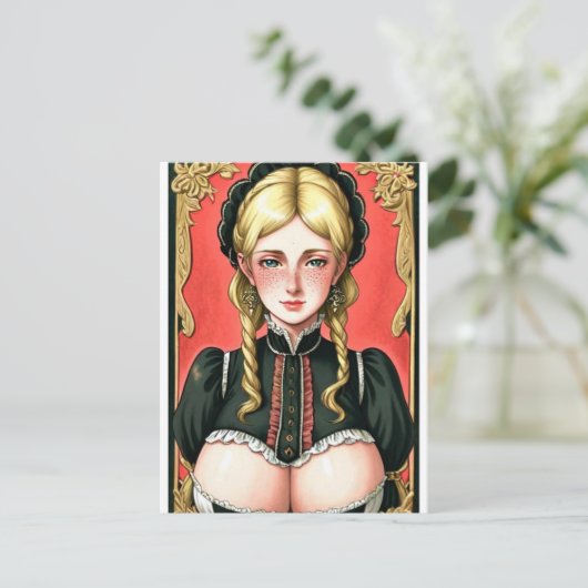 Faire Maiden 7 Briefkaart (Staand voorkant)