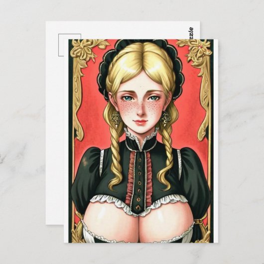 Faire Maiden 7 Briefkaart (Voorkant / Achterkant)