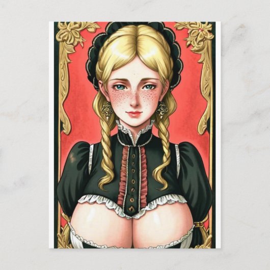 Faire Maiden 7 Briefkaart (Voorkant)