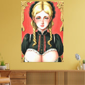 Faire Maiden 7 Canvas Afdruk (Insitu (Woonkamer))