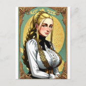 Faire Maiden 8 Briefkaart (Voorkant)