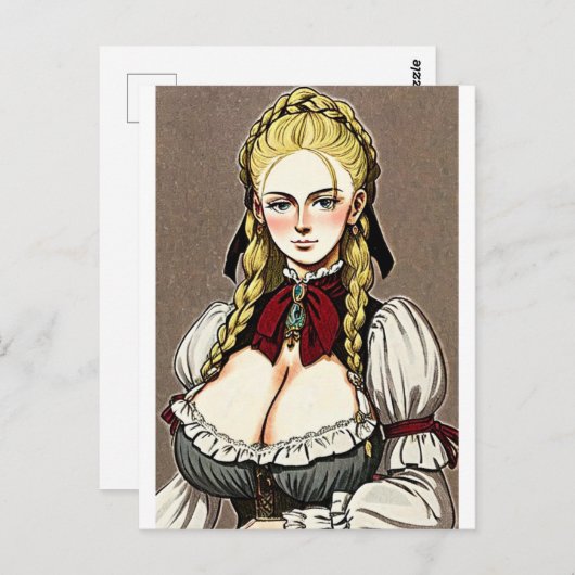 Faire Maiden 9 Briefkaart (Voorkant / Achterkant)