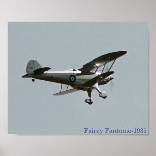 Fairey Fantome Scale RC Model Poster (Voorkant)