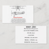 Fairey Fantome Visitekaartje (Voorkant / Achterkant)