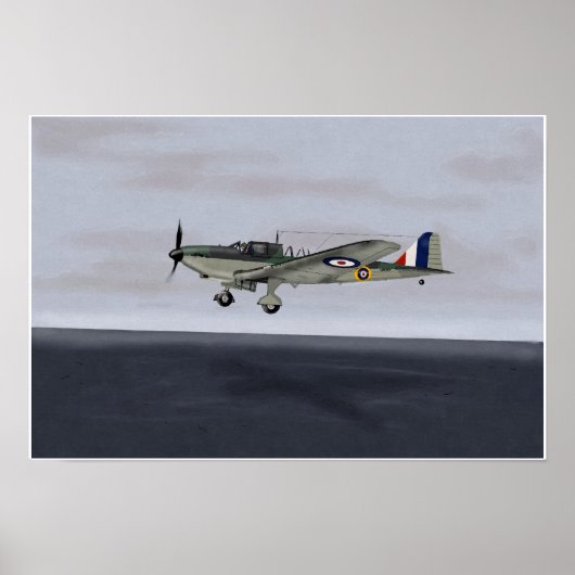 Fairey Fulmar Fighter 1940 Poster (Voorkant)