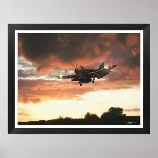 Fairey Gannet Poster (Voorkant)