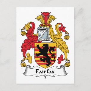 Fairfax Family Crest Briefkaart