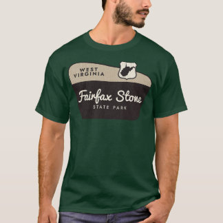 Fairfax Stone State Park West Virginia Welkomstbor T-shirt