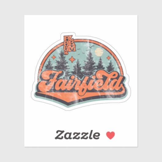 Fairfield, Alabama Sticker (Vel)