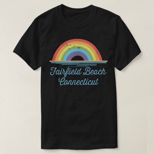 Fairfield Beach Connecticut Souvenir Graphic T-shirt (Design voorkant)
