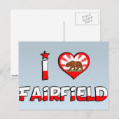 Fairfield, CA Briefkaart (Voorkant / Achterkant)