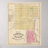 Fairfield CA Map (1878) Poster (Voorkant)
