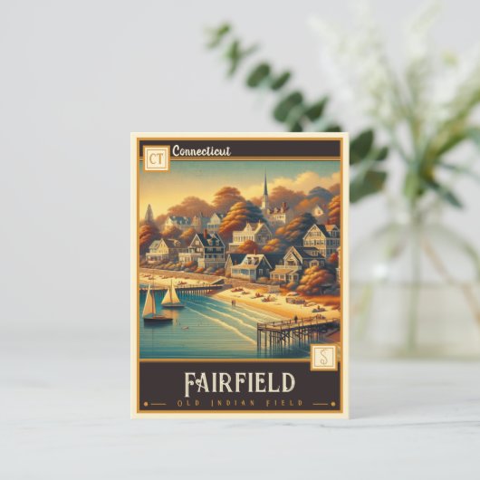 Fairfield, Connecticut | Briefkaart (Staand voorkant)