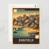 Fairfield, Connecticut |  Briefkaart (Voorkant / Achterkant)