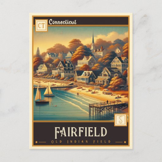 Fairfield, Connecticut |  Briefkaart (Voorkant)