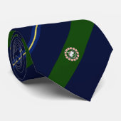 Fairfield (Connecticut) city flag Neck Tie Stropdas (Opgerold)