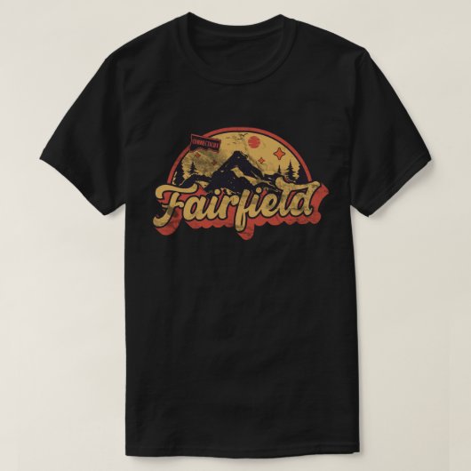 Fairfield, Connecticut T-shirt (Design voorkant)