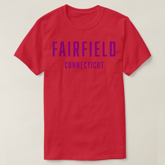 Fairfield Connecticut TShirt 5 (Design voorkant)