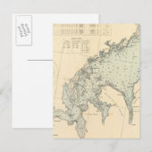 Fairfield County Connecticut, Long Island NY Briefkaart (Voorkant / Achterkant)