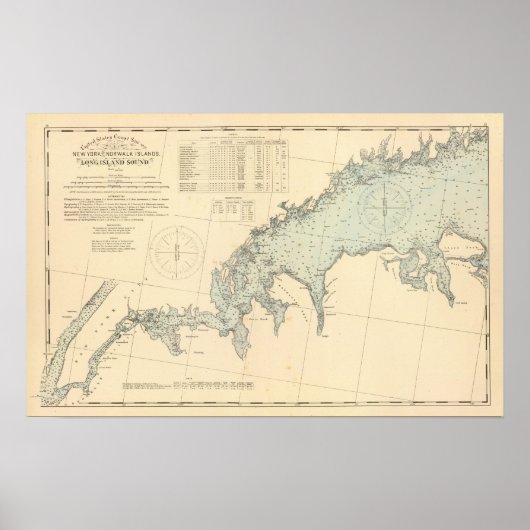 Fairfield County Connecticut, Long Island NY Poster (Voorkant)