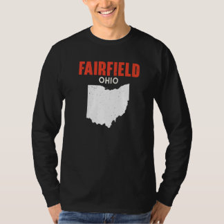 FAIRFIELD Ohio USA State America Travel Ohioan   T-shirt
