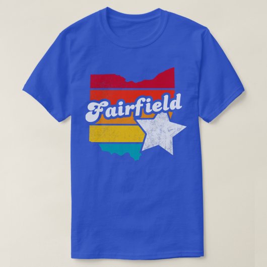 Fairfield Ohio  Verdrietig Souvenir 1 T-shirt (Design voorkant)