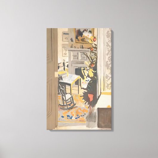 Fairfield Porter - DE KERSTBOOM 1971 Canvas Afdruk (Voorkant)