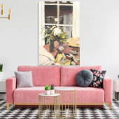 Fairfield Porter - STILLEVEN MET STAPLER 1970 Canvas Afdruk (Insitu (Woonkamer))