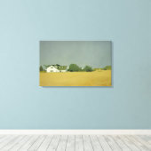 Fairfield Porter - TARWE 1960 Canvas Afdruk (Insitu (Houten vloer))
