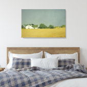 Fairfield Porter - TARWE 1960 Canvas Afdruk (Insitu (Slaapkamer))