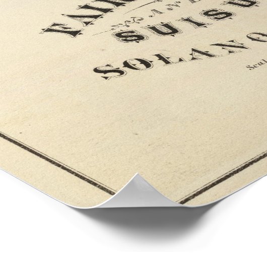 Fairfield, Suisun Poster (Hoek)