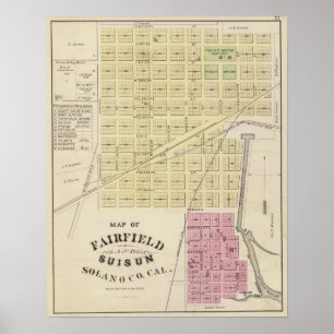 Fairfield, Suisun Poster